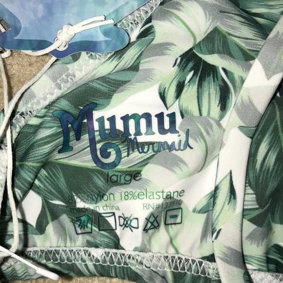 NWT Show Me Your Mumu Pretty in Palms bikini Sz L - Picture 4 of 7